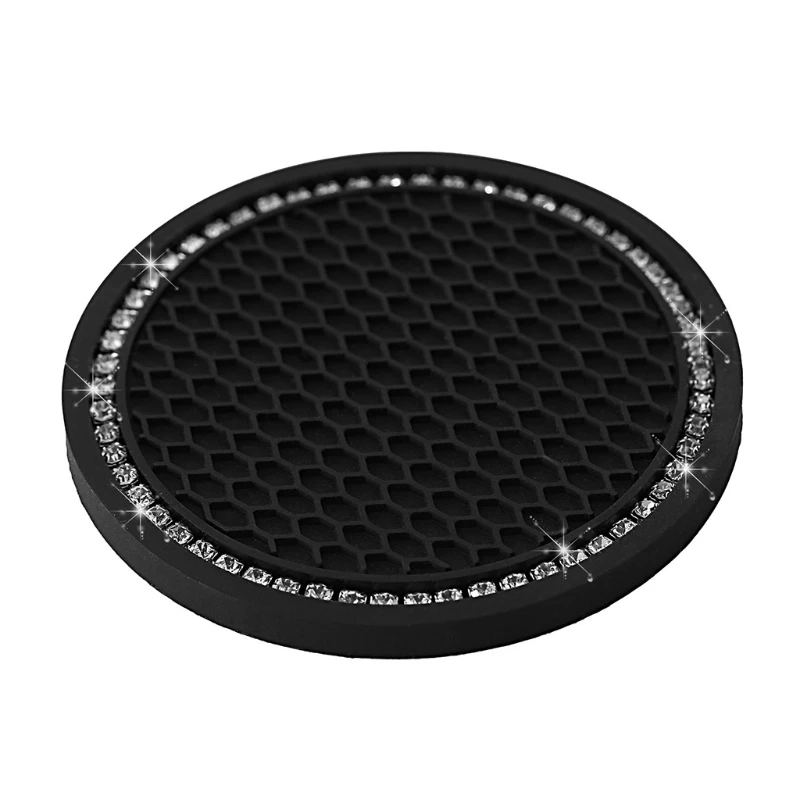 

Universal Crystal Vehicle Cup Holder Insert Coaster Car Interior Accessories