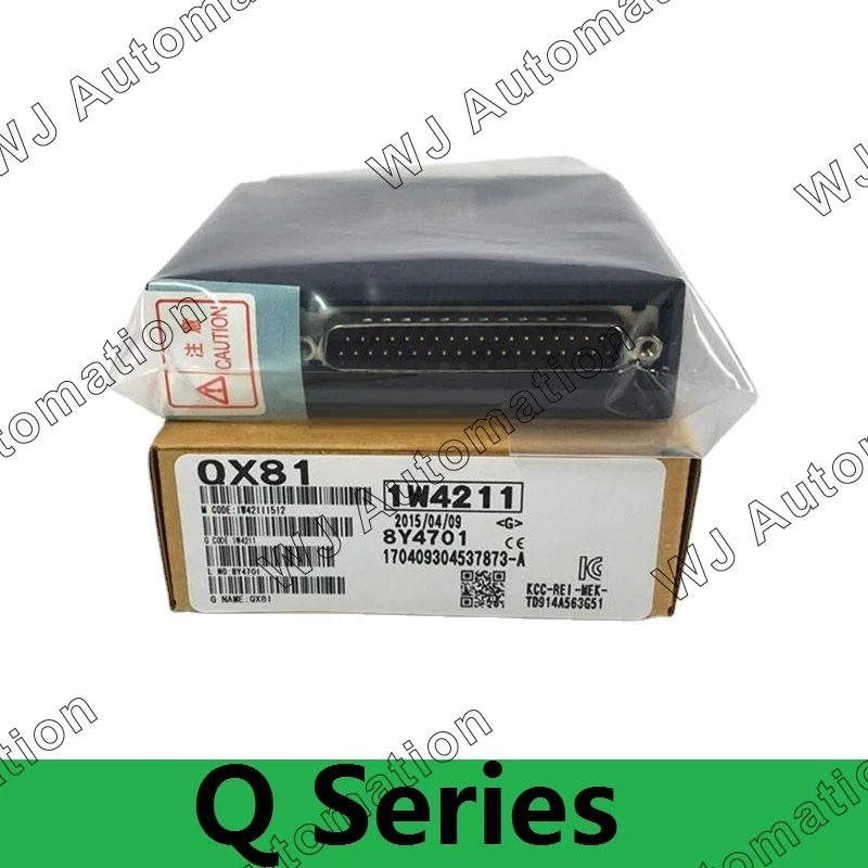 

QX81 Mitsubishi PLC DC Input Module Qx81 24VDC/4mA Common Cathode 32 Point Input