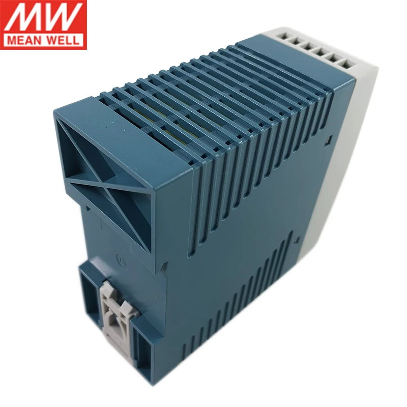 Оригинал MEAN WELL MDR 40 24 Вт В din рейку импульсный источник питания 110 В/220 переменного