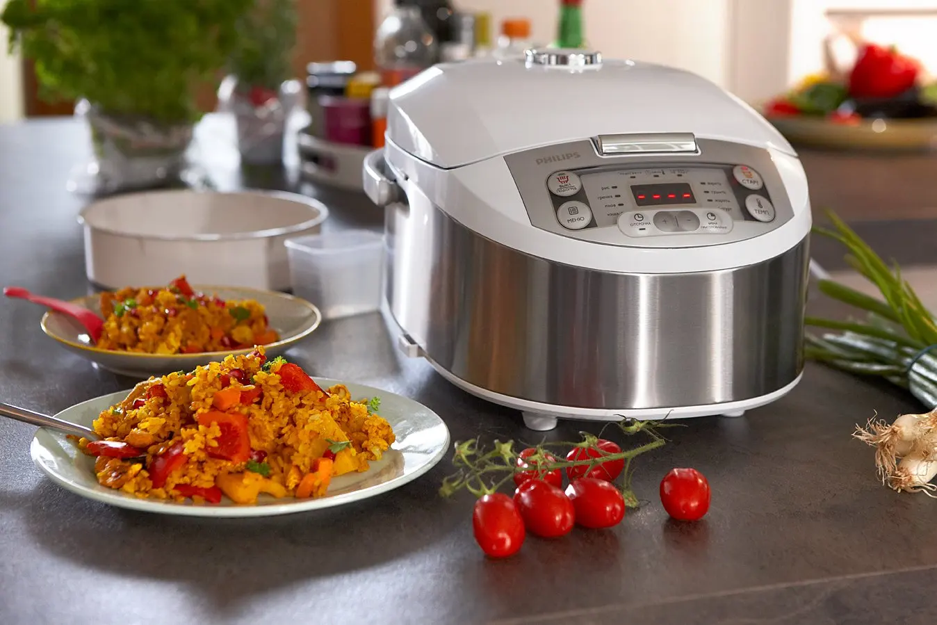 Multicooker 4 l. Philips HD3136 kitchen appliances cooking Steamer Bread Maker | Бытовая техника