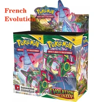 360pcs pokemon cards sun moon xy evolutions booster box collectible carte pokemon francaise trading cards game