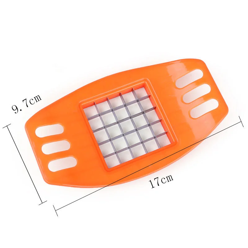

French Fry Potato Chip Cutter Stainless Steel Vegetable Fruit Carrot Chopper Chips Easy Cut Kitchen Tools Gadgets Accessories