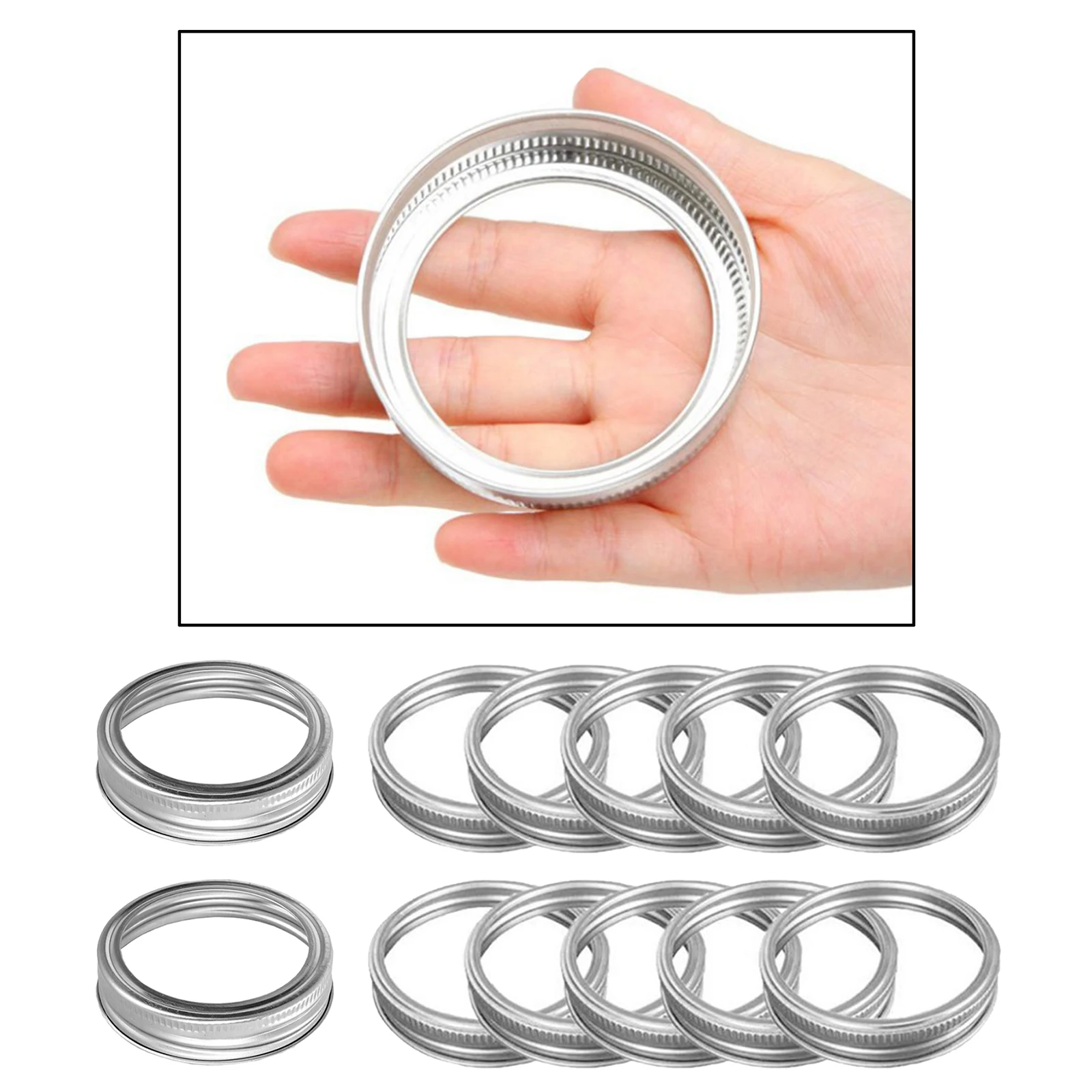 

Split-Type Wide Mouth Canning Lids Bands or Plates Leak Proof for