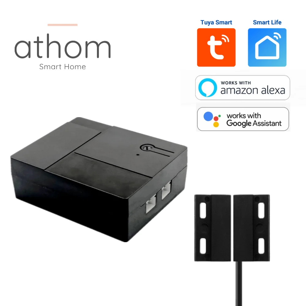 

ATHOM Tuya Smartlife Smart Garage Door Opener Controller Works WIth Alexa Google Home Assistant WiFi Voice Control