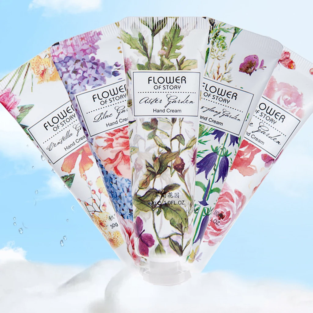 

10x 1oz Flower Natural Nourishing Hydrating Hand Cream Gift Set For Rough Hands