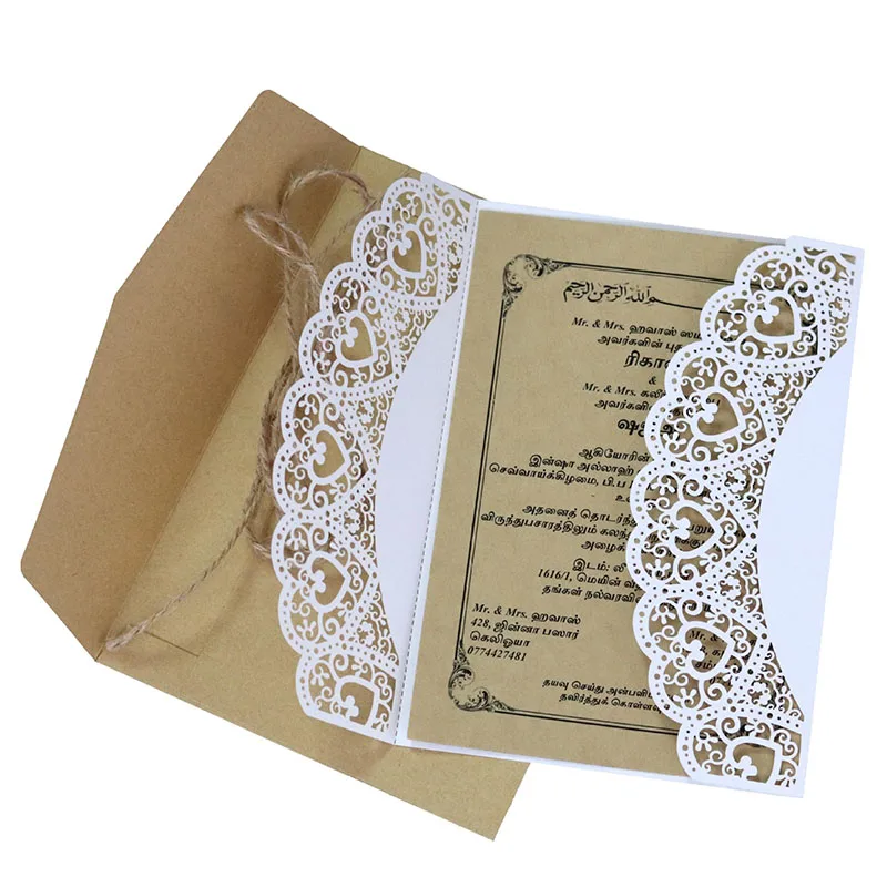 1 шт. кружевная веревка в форме сердца Западном ковбойском стиле лазерная резка