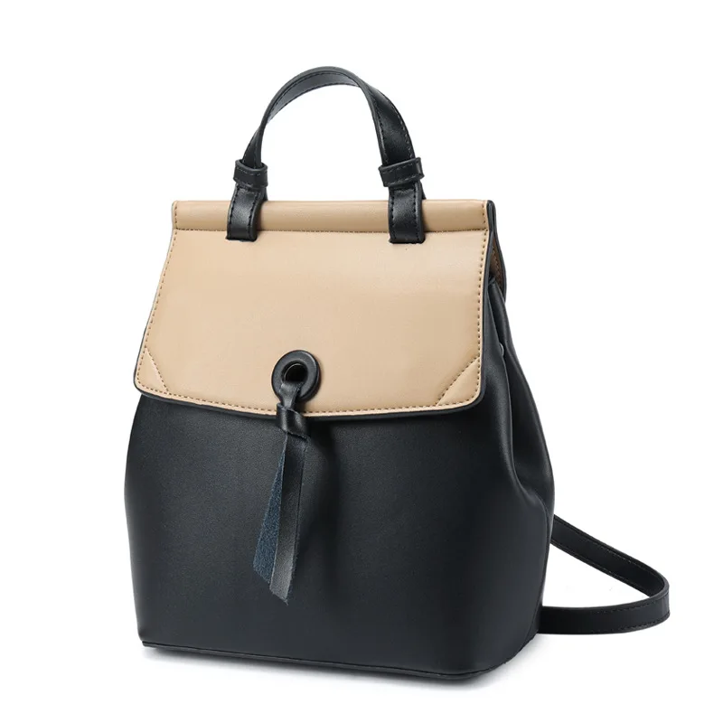 

2021 Casual genuine leather Backpack Women Black Waterproof School Bags Forash Girls High Quality Fion Travel Tote Backpack