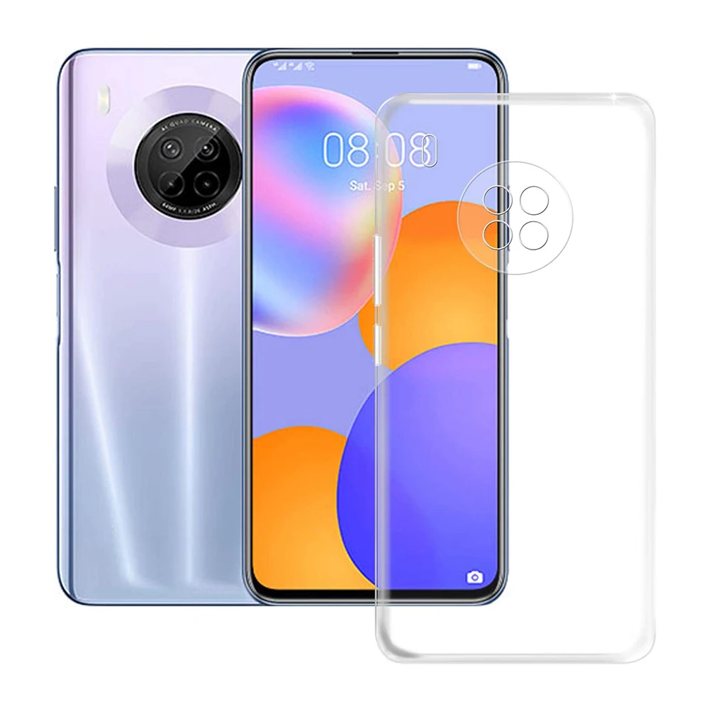 

Transparent Bumper Cover for Huawei Y9A 2020 Funda Coque Y9 A Full Protection Luxury Silicone TPU Soft Clear Phone Case Original