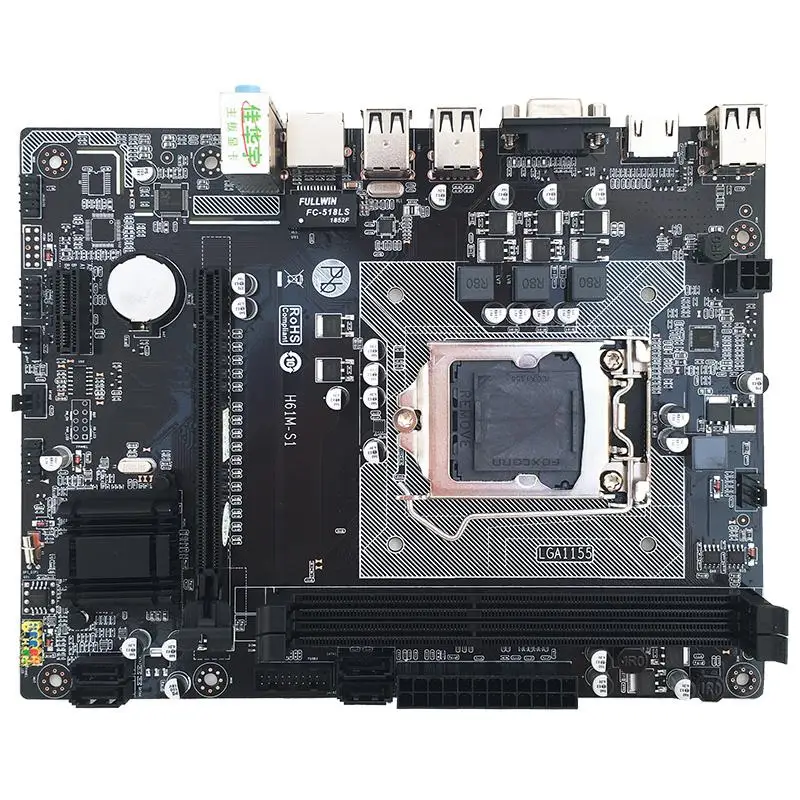 Материнская плата EastVita H61 для компьютера LGA1155 гнездо DDR3 RTL8105E гигабит LAN настольная