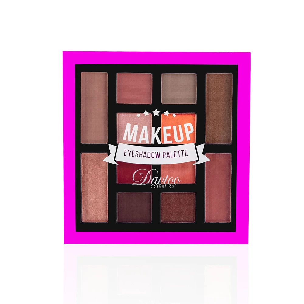 12 видов цветов матовые тени для век Палитра Блеск легко носить теплые смоуки-Айз