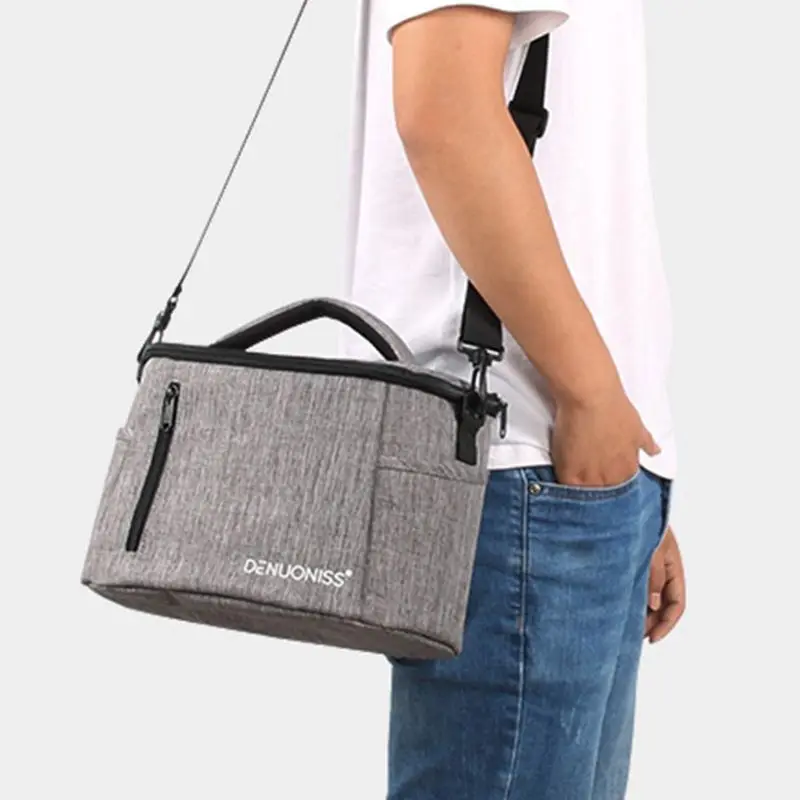 

Portable Thermal Insulated Lunch Box Food Storage Lunch Shoulder Bag Picnic Pouch