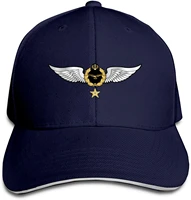 baseball cap denim for men 2021 army aviation with wing and shield1 mans womens adjustable hat sandwich peak cap