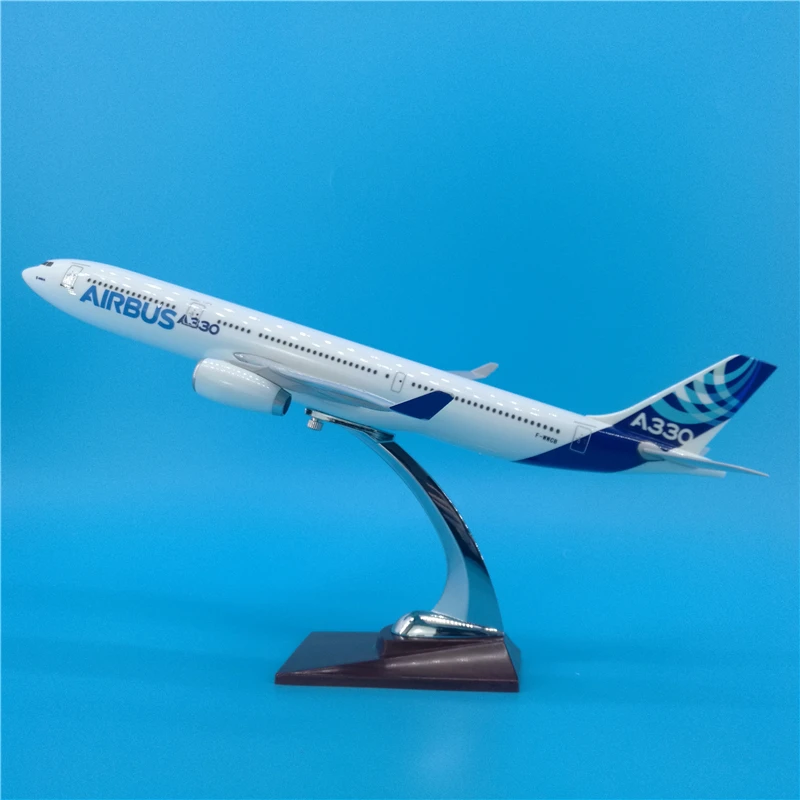 

40CM 1:172 Airbus 330 A330 Prototype model airlines airplane w alloy wooden base aircraft plane collectible display model Toy