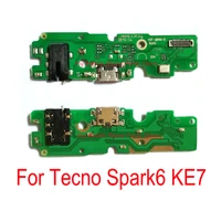usb charging dock port connector board flex cable for tecno spark 6 ke7 spark6 usb charge charger port replacement repair parts