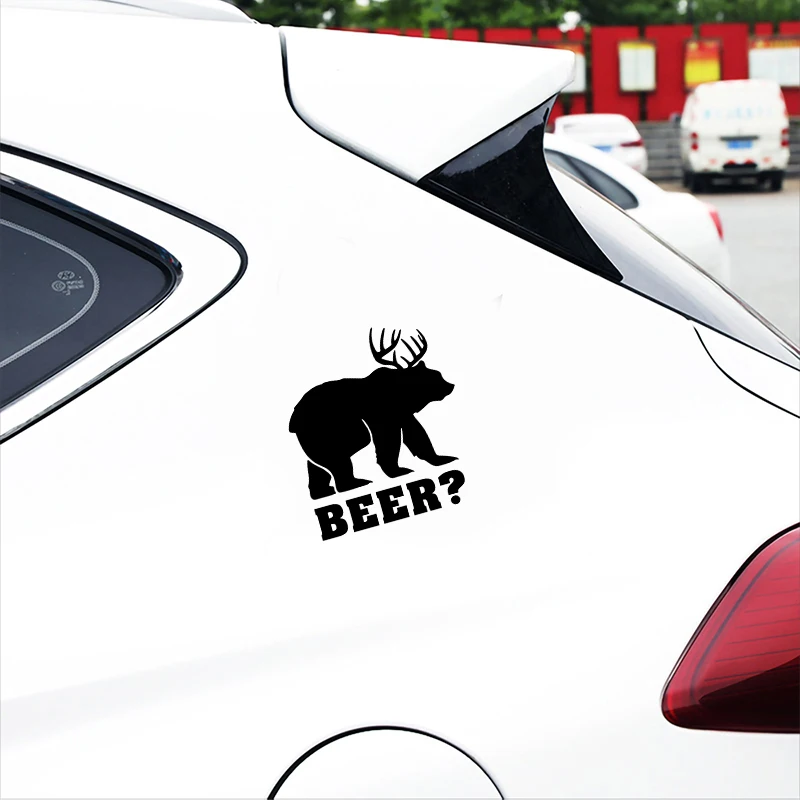 Наклейки для автомобиля оленя рыбы медведя скелета окна двери кузова мотоцикла