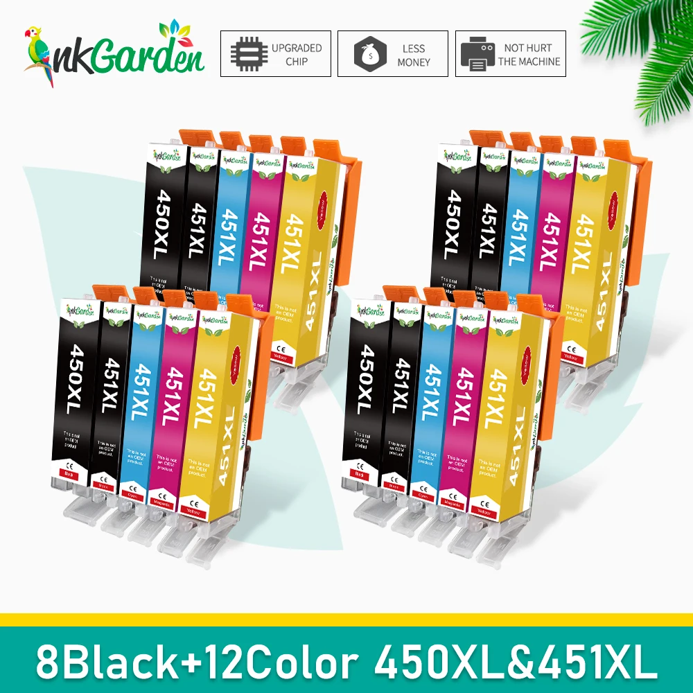 

Full Ink Cartridge PGI-450 CLI-451 for Canon PGI 450 PIXMA MG 5440 MG 6340 MG 6440 MG 7140 IX6540 iX6840 IP7240 Printer