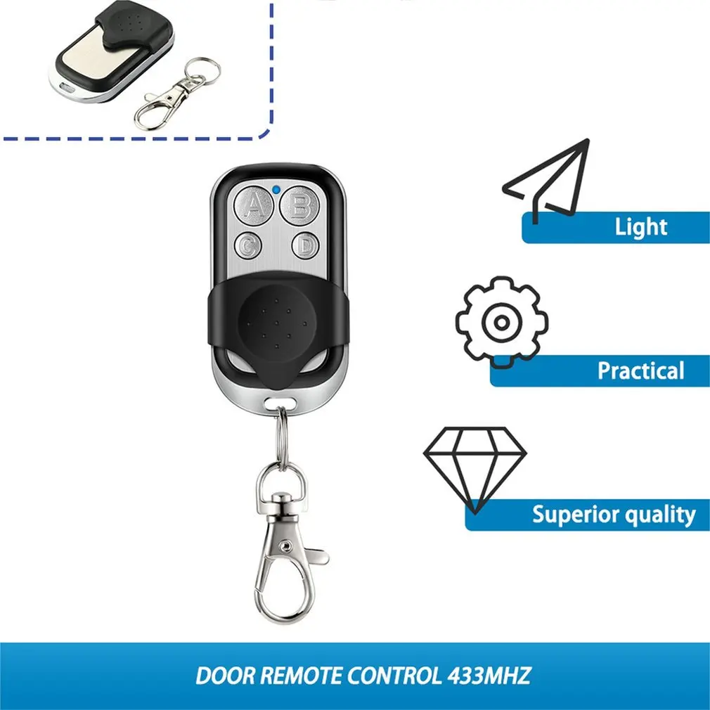 

HFY408G Cloning Duplicator Key Fob A Distance Remote Control 433MHZ Clone Fixed Learning Code For Gate Garage Door