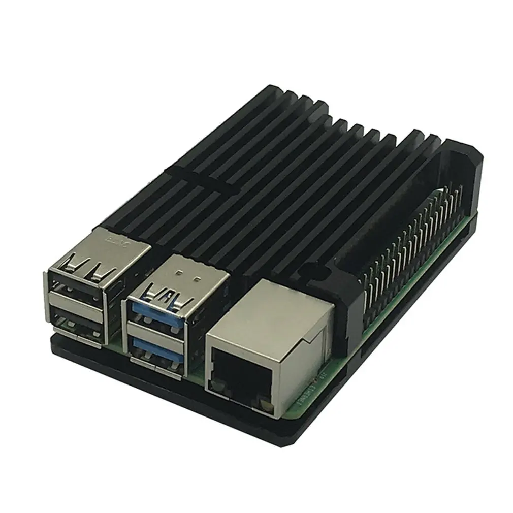Для Raspberry Pi 4 Модель B алюминиевая броня корпус охлаждающая коробка алюминиевый чехол запасные части