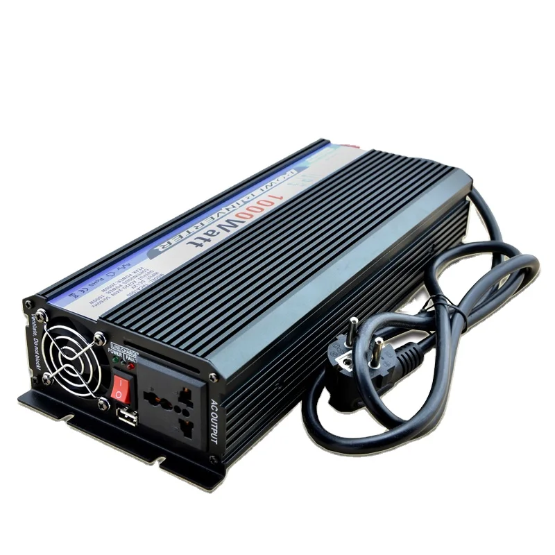 

Hanfong 12v 220v inverter with battery charger ups invertor 1000w