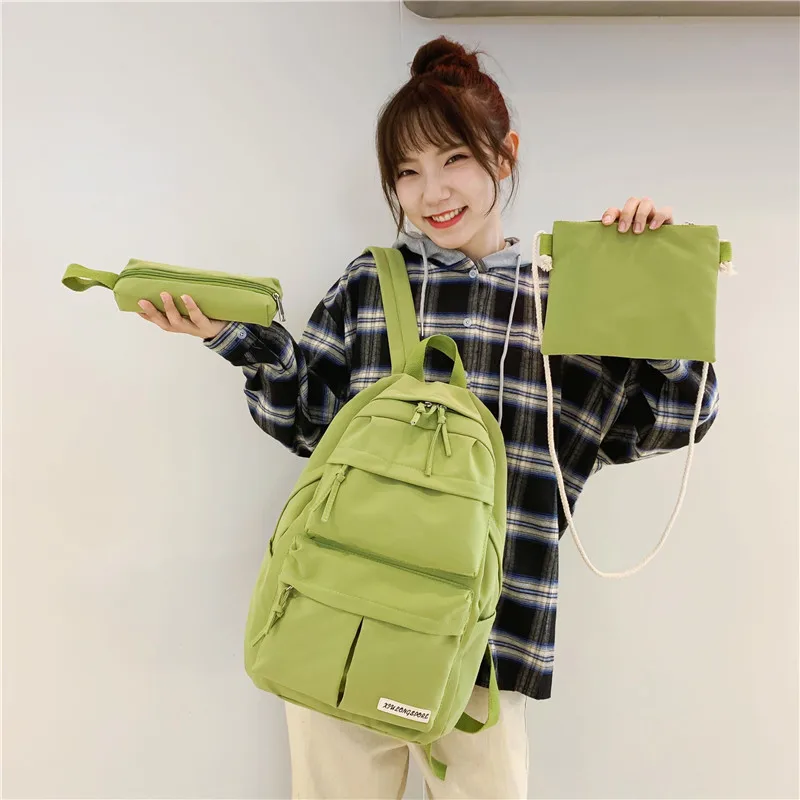 Набор из 3 шт. школьных сумок для девочек водонепроницаемые школьные ранцы