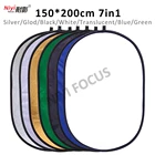 150x200 см 7 в 1 2 м отражатель портативный складной Овальный Многофункциональный дискосветильник отражатель для фотостудии Аксессуары для фотосъемки