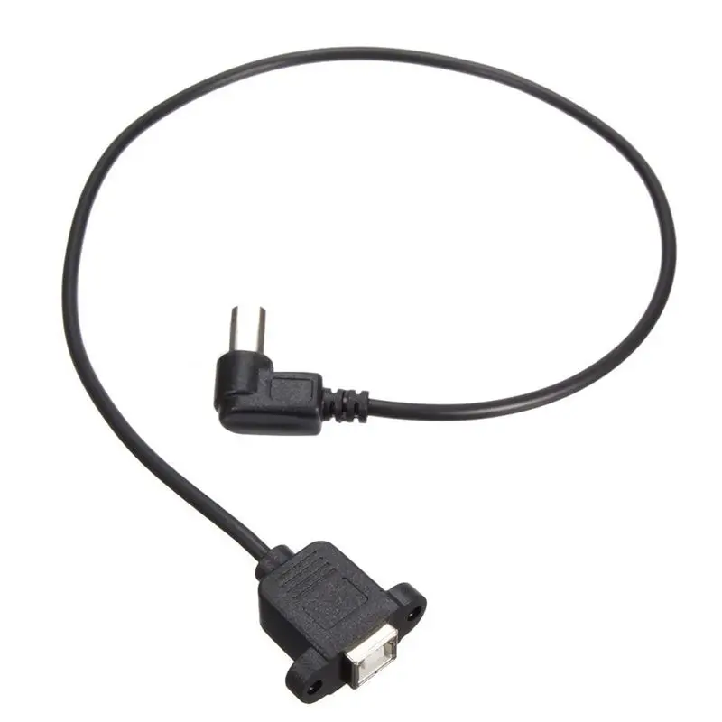 USB 2 0 B папа к гнездо принтера Панель Крепления Удлинительный кабель 50 см |