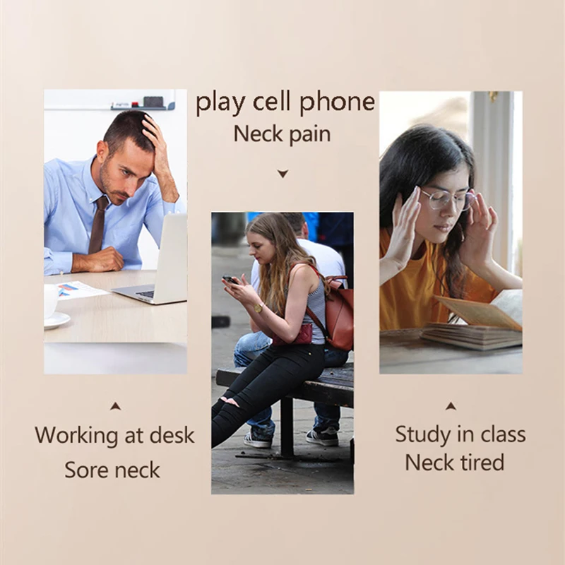 Умный Электрический массажер для шеи и плеч низкочастотный импульсный