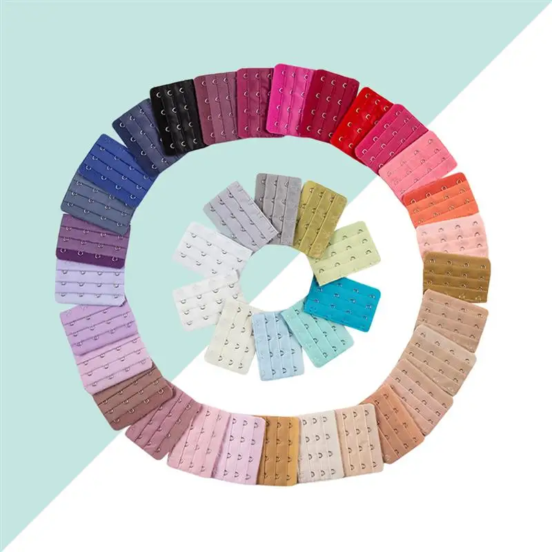 10 шт. Для женщин бюстгальтеры 3 ряда 4 кнопки эластичный практичный нижнее бельё