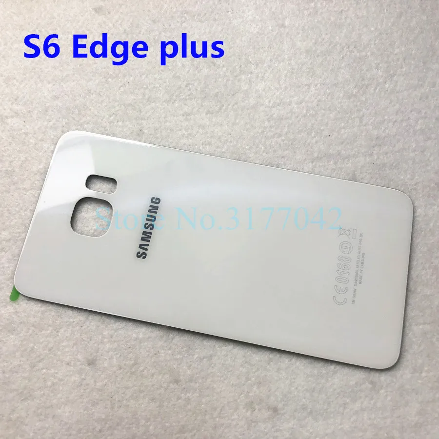S6 Edge Plus white Задняя крышка аккумулятора samsung для samsung Galaxy S6 Edge S6 S6+ S6 Edge Plus G925 G925F G920 G920F G928 G928F задняя крышка из стекла - Цвет: S6 Edge Plus white