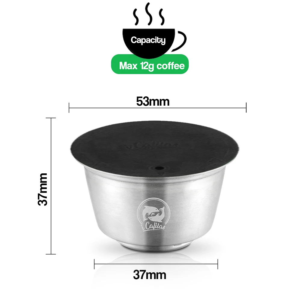 Многоразовая корзина для кофейных капсул из нержавеющей стали dolcegusto Crema фильтр