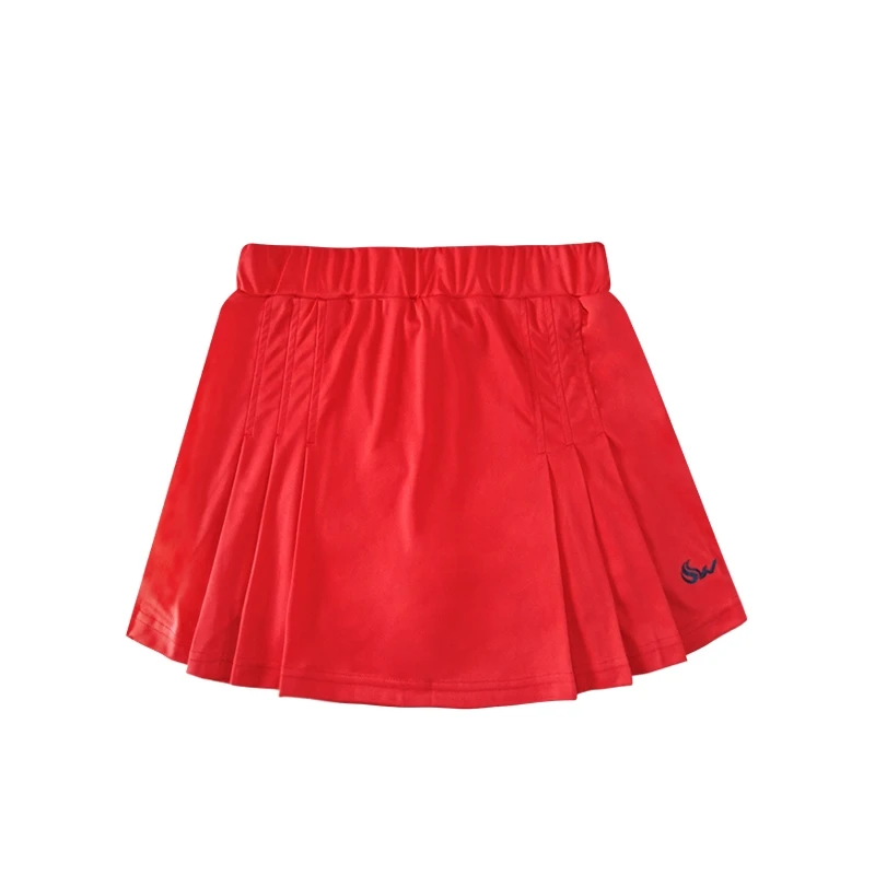 New Women's Tennis Skorts skirt, Girl sport Skirts with Safety Shorts,female Running Tennis Skirts,Quick Dry badminton skirt
