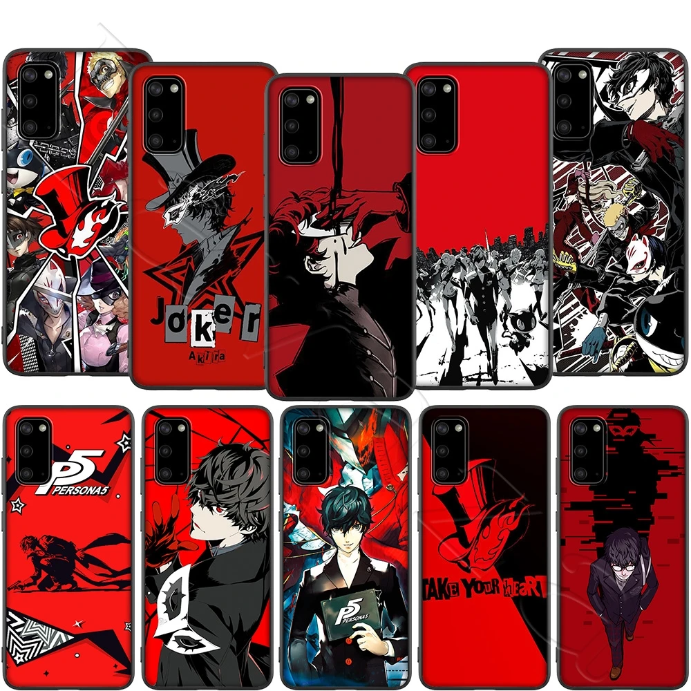 Чехол Persona 5 P5 для Samsung Note 10 S6 S7 S8 S9 S10 S10e S20 ultra A71 A51 A81 A91 M10 M20 M30 Lite Edge Plus | Мобильные