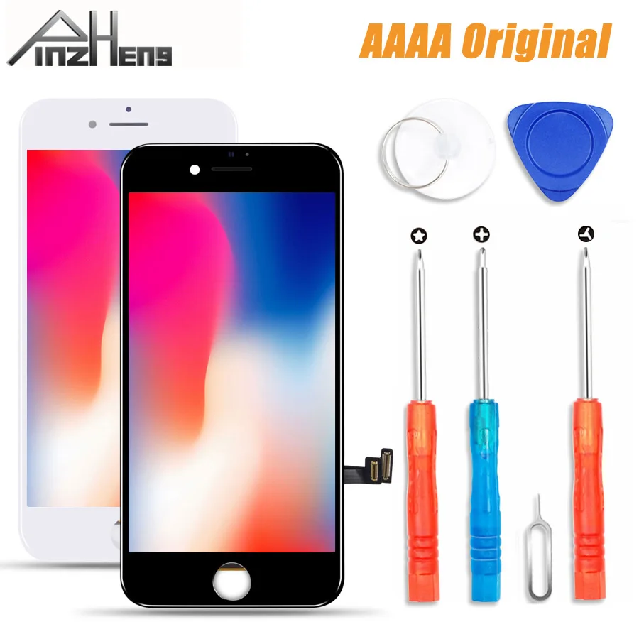 PINZHENG AAAA ЖК-экран для iphone 8 plus ЖК-дисплей дигитайзер сенсорный модуль 8 s Замена ЖК-дисплея S