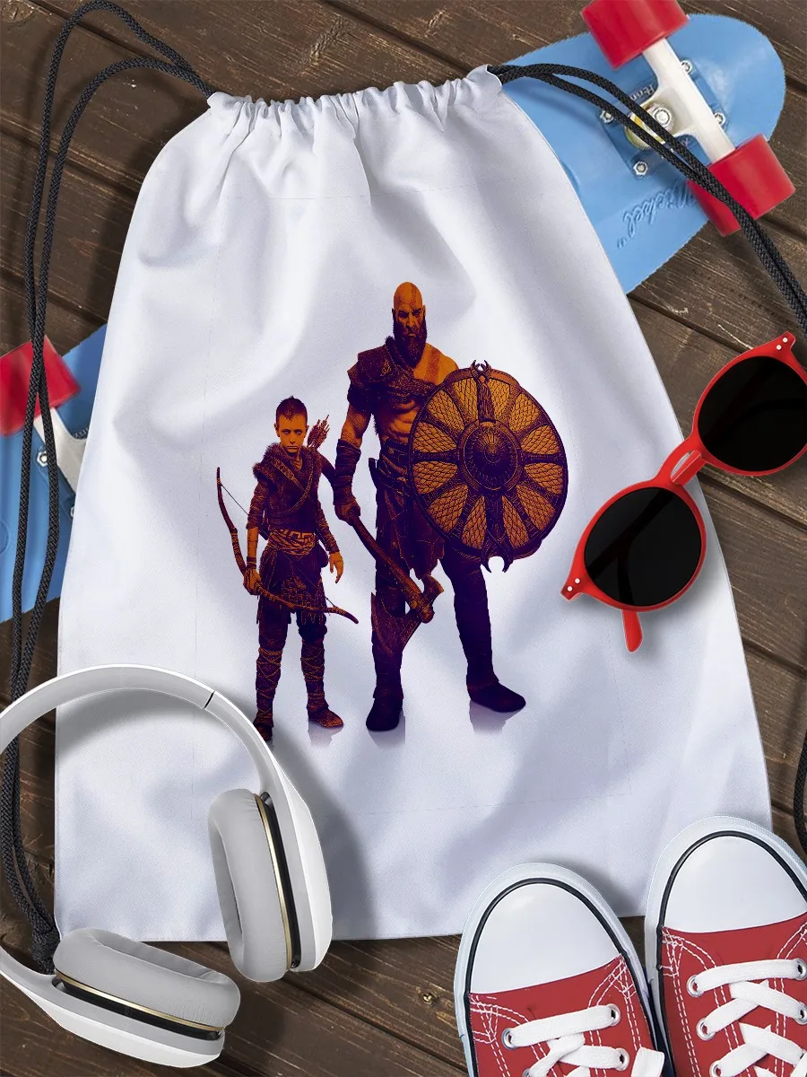 Мешок для сменной обуви God of War (God Of игры викинги мифология Бог Войны god war ragnarok action