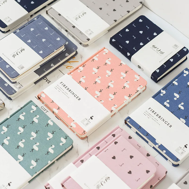New Listing Floral Cloth Hard Cover Notebook Creative Fashion Diary Student Stationery | Канцтовары для офиса и дома