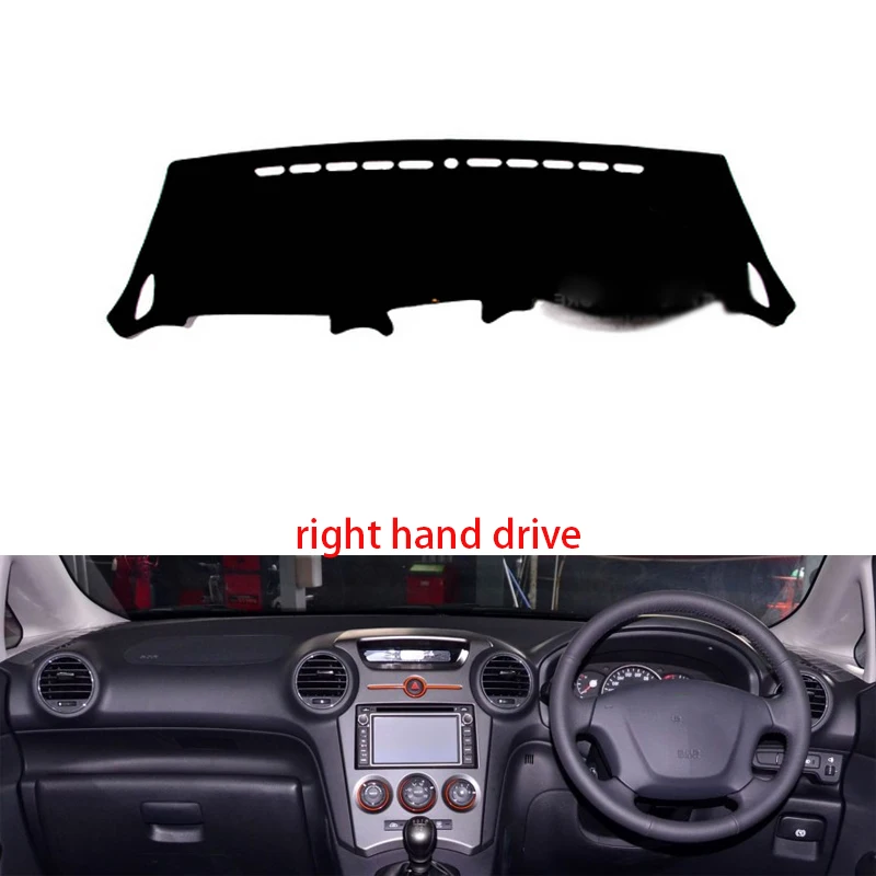 Для kia carens 2007 2008 2009 2010 2011 стайлинга автомобилей тире коврики наклейка на приборную