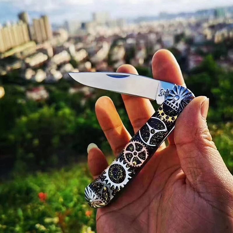 Карманный нож для выживания на открытом воздухе портативный карманный высокой