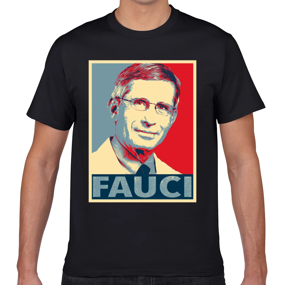 

Tops T Shirt Men doctor anthony stephen fauci support dr fauci Humor White Geek Cotton Male Tshirt