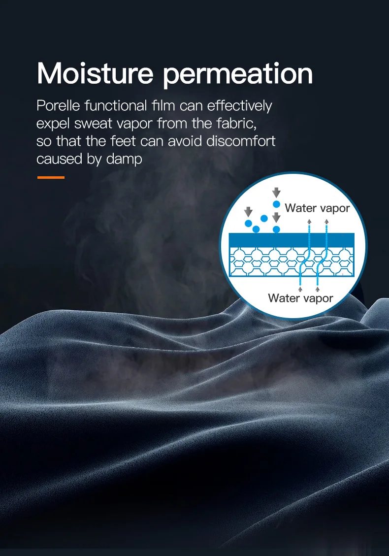 AONIJIE одна пара E4821 уличные спортивные водонепроницаемые носки бамбуковое волокно