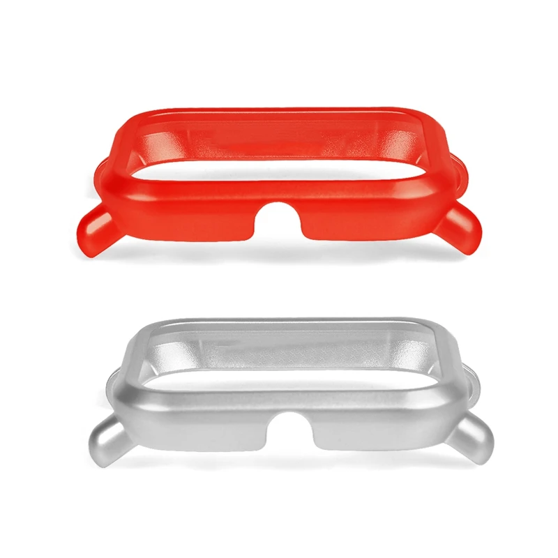 2 шт. защитный чехол умных часов тонкая рамка PC для Huami Amazfit Bip Youth Watch красный и