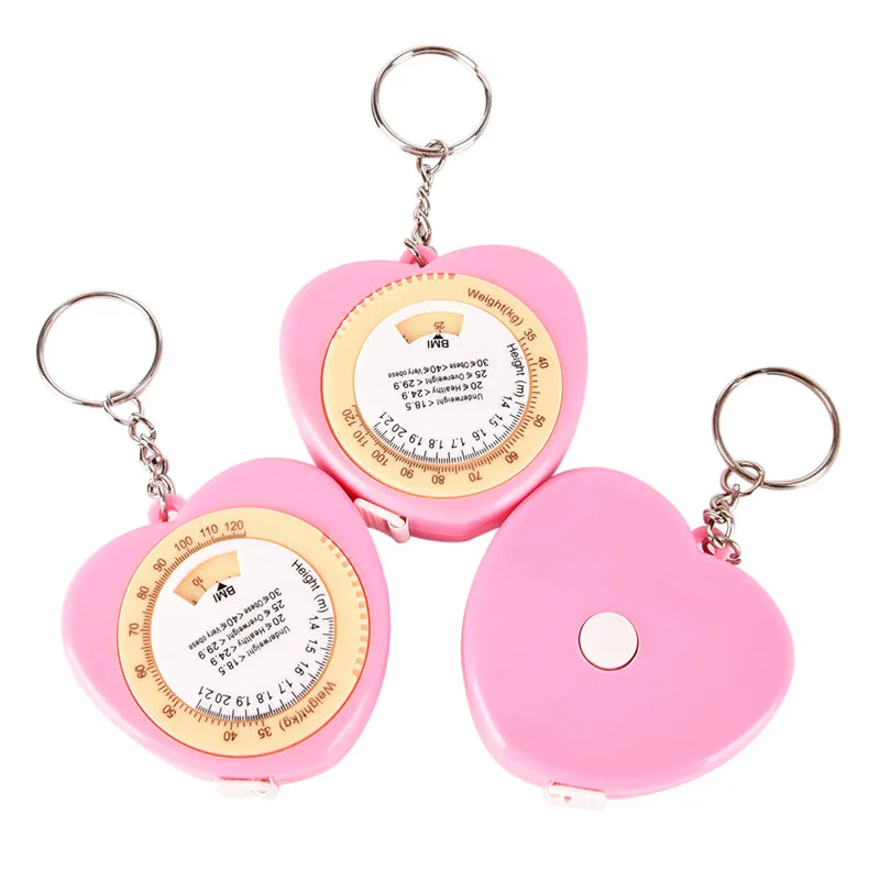 

Portable Mini Measuring Tape Measure Retractable Metric Belt Colorful Ruler Centimeter Inch Children Height Ruler