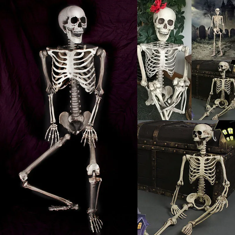 Новейший Хэллоуин 90 см страшные кости реквизит Висячие привидениями украшение