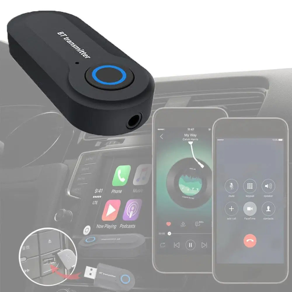 Bluetooth 4 0 аудио приемник передатчик мини стерео USB 3 5 мм разъем для ПК автомобильный