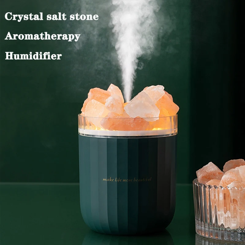 

Portable Crystal Aromatheraphy Humidifier USB Wireless Aroma Essential Oil Diffuser Air Humidificador with Atmosphere Lamp Home