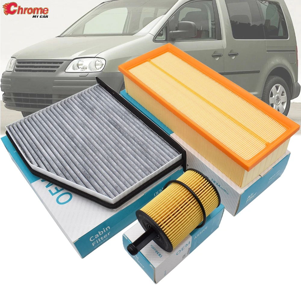 Масляный воздушный фильтр для салона VW Caddy 2010 2009 2008 2007 2006 1896ccm 2005 CCM 1 9 2 0 TDI