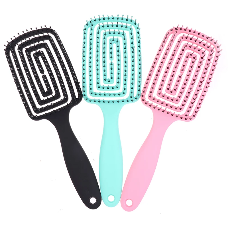 

Щетка для распутывания вьющихся волос, афроамериканская натуральная щетка для укладки волос, Новинка