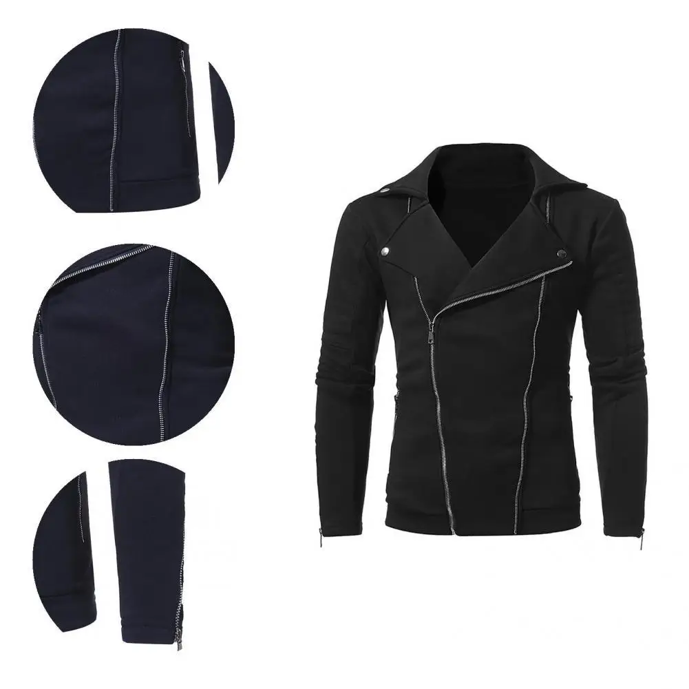 

Асимметричная весенняя куртка на молнии с украшением, универсальное весеннее пальто, повседневная одежда