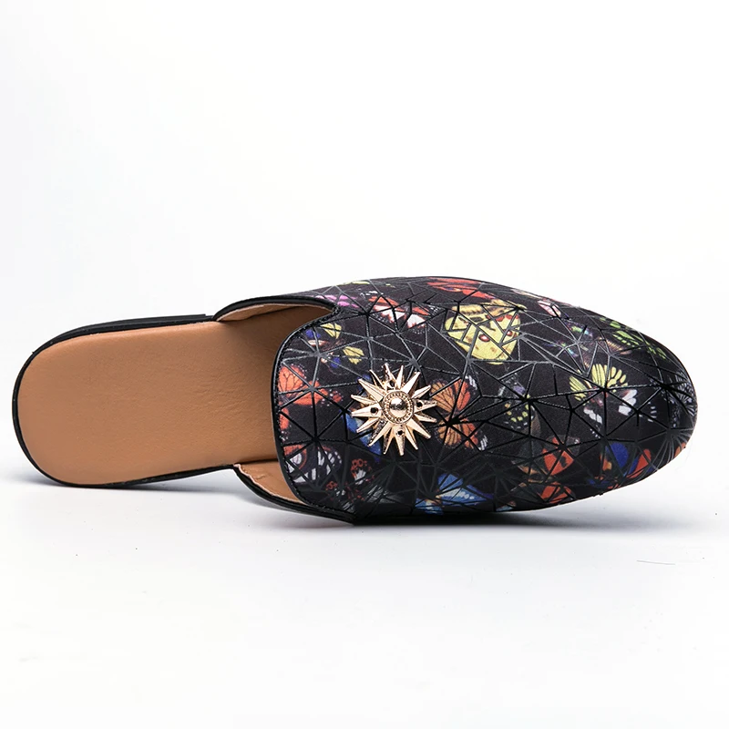 Шлепанцы Мужские дышащие на плоской подошве сланцы пушистые плюшевые сандалии