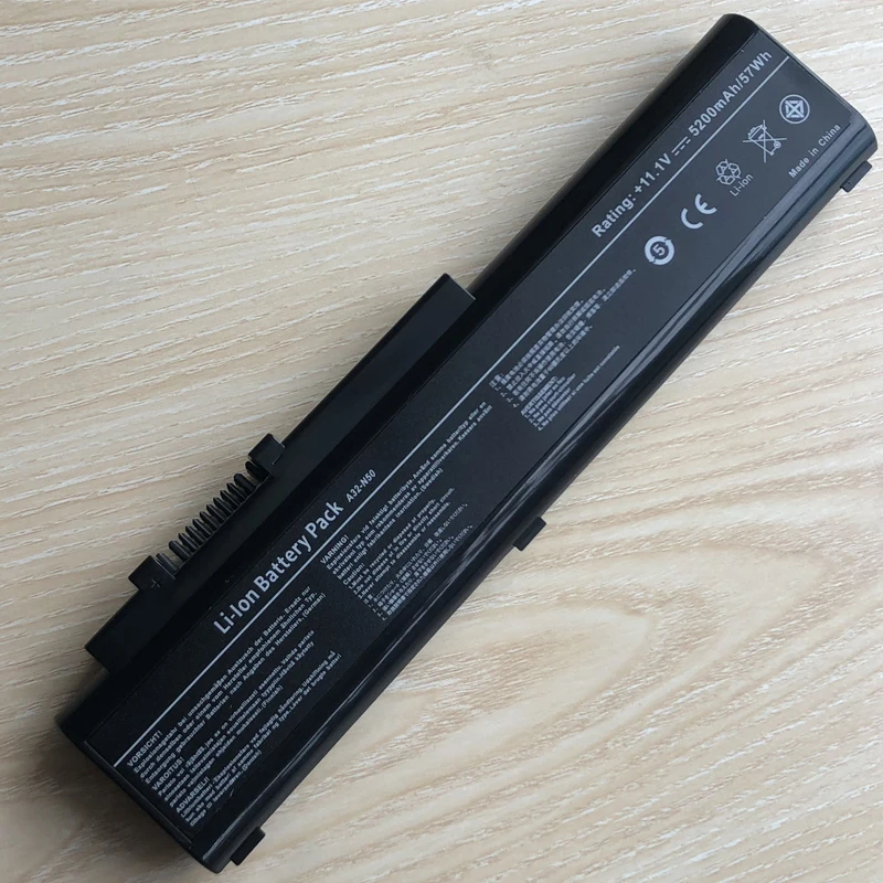 Новый 6 ячеек Аккумулятор для ноутбука Asus N50 N50VC N51 N51A N51S N51V A32-N50 A33-N50 90-NQY1B1000Y