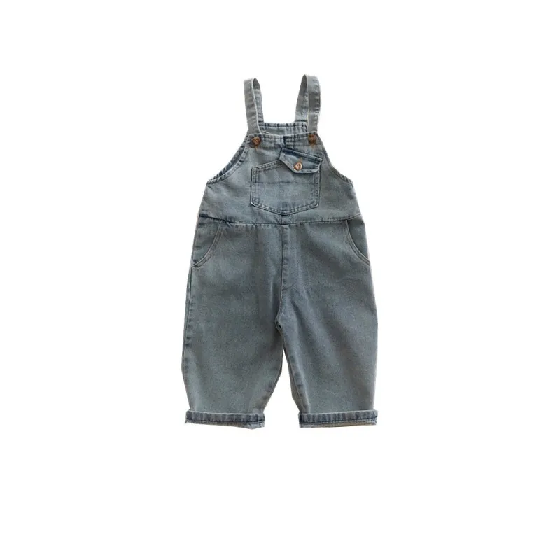 Комбинезон для девочек Новинка 2020 г. Весенняя детская одежда джинсы малышей